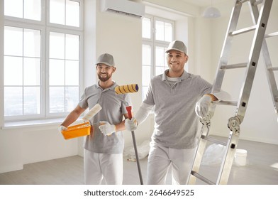 Professional Painters at Work